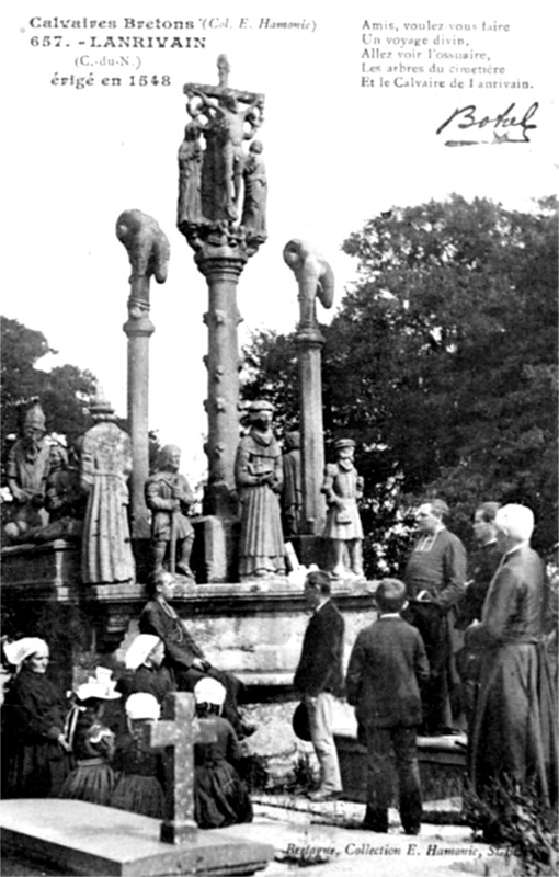 Calvaire de Lanrivain (Bretagne).