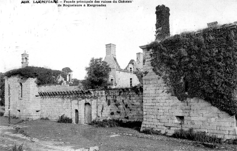 Chteau de Lanrivoar (Bretagne).