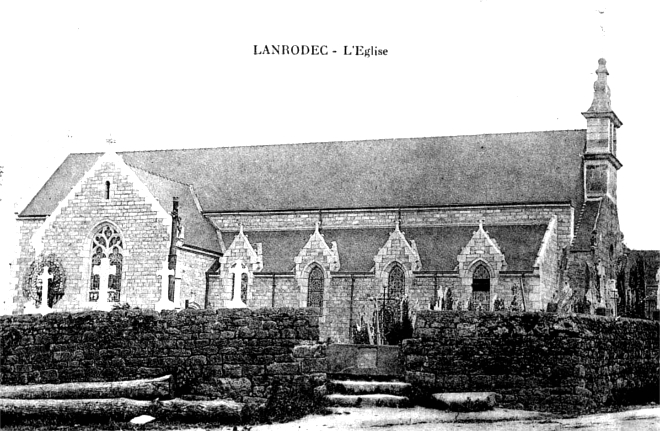 Eglise de Lanrodec (Bretagne).