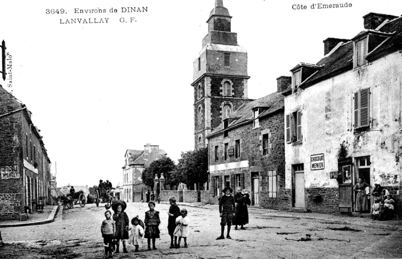 Ville de Lanvallay (Bretagne).