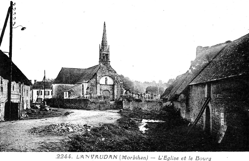 Eglise de Lanvaudan (Bretagne).