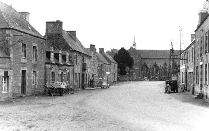 Le bourg de Lanvellec (Bretagne)