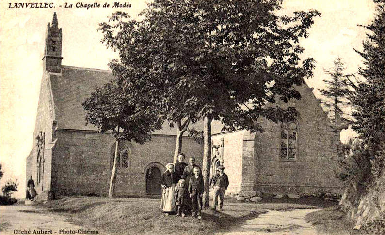 Lanvellec (Bretagne) : chapelle de Saint-Maudez