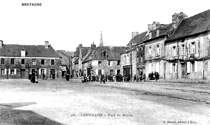 Ville de Lanvollon (Bretagne).