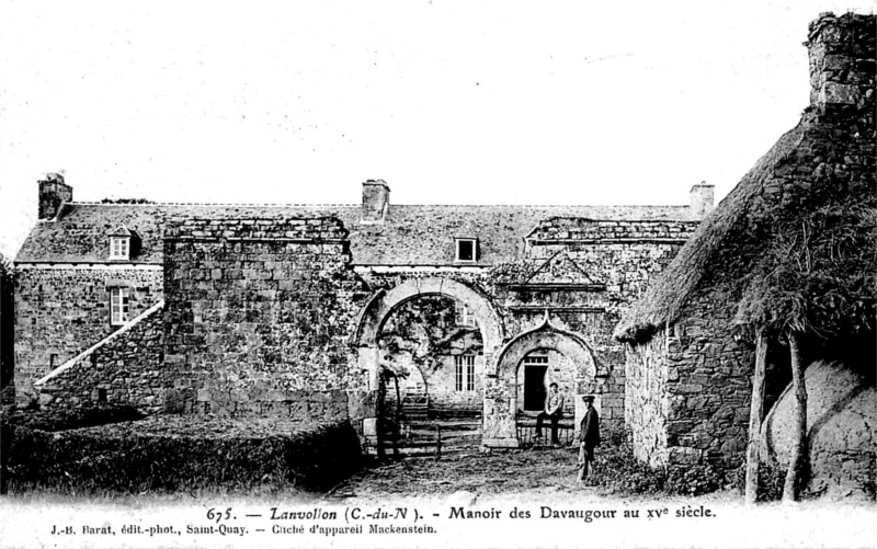 Manoir de Lanvollon (Bretagne).