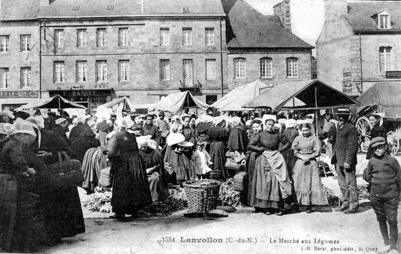 Ville de Lanvollon (Bretagne).