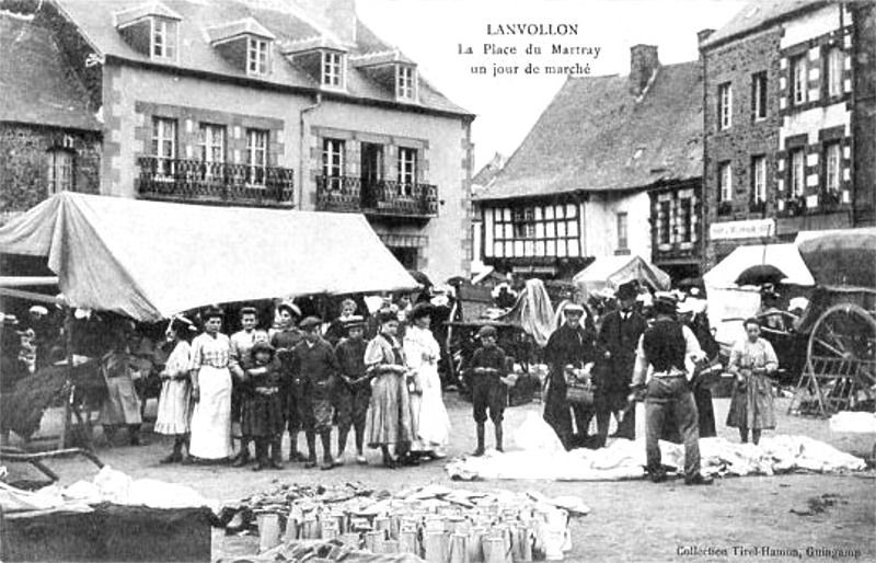 Ville de Lanvollon (Bretagne).