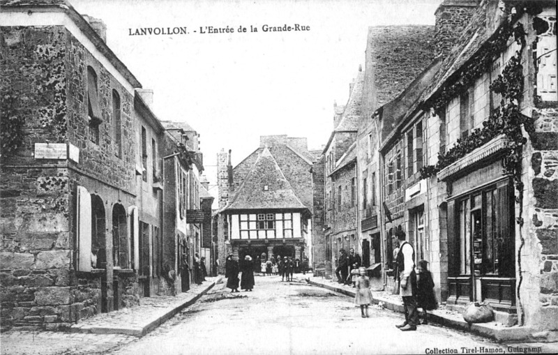 Ville de Lanvollon (Bretagne).