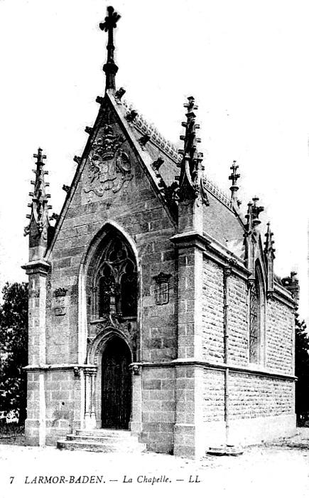 Chapelle de Larmor-Baden sur l'île de Berder (Bretagne).