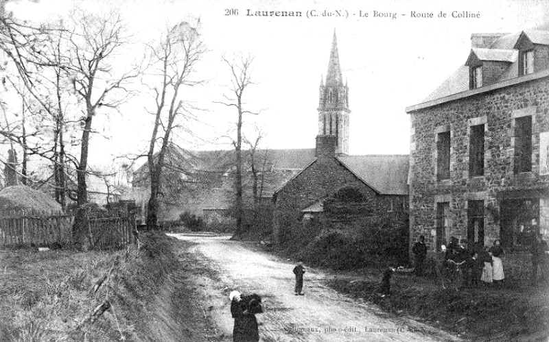 Ville de Laurenan (Bretagne).