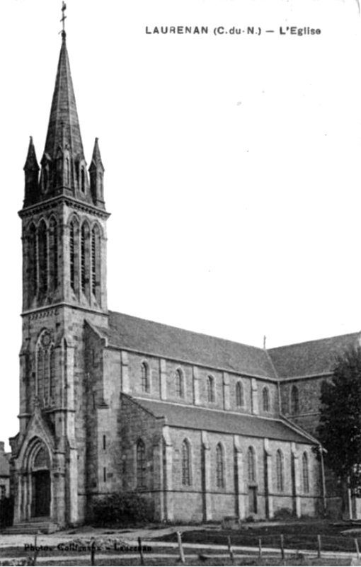 Eglise de Laurenan (Bretagne).
