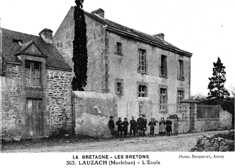 Ville de Lauzach (Bretagne).