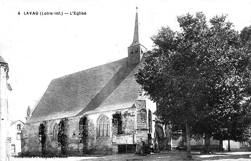 Eglise de Lavau-sur-Loire (anciennement en Bretagne).