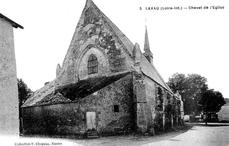 Eglise de Lavau-sur-Loire (anciennement en Bretagne).