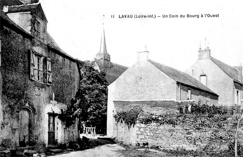 Ville de Lavau-sur-Loire (anciennement en Bretagne).