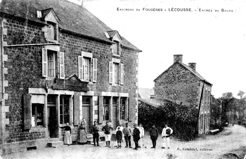 Ville de Lcousse (Bretagne).