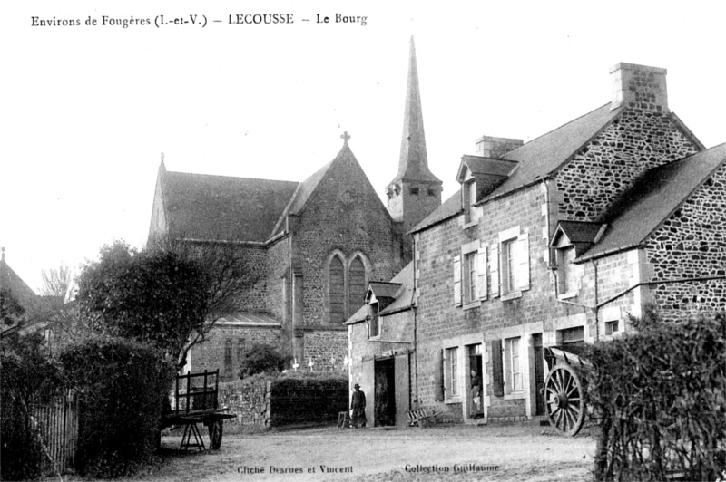 Ville de Lcousse (Bretagne).