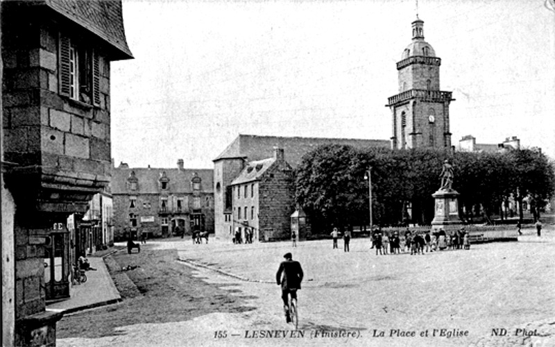 Ville de Lesneven (Bretagne).