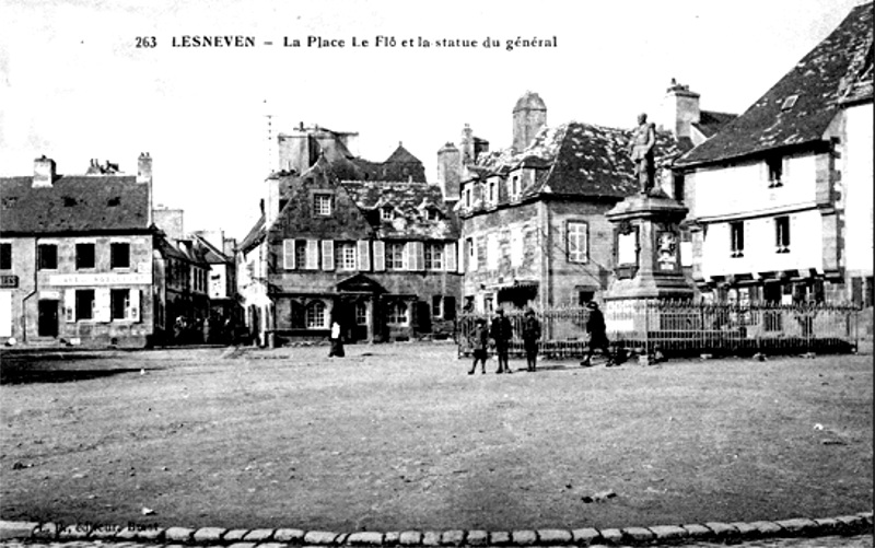 Ville de Lesneven (Bretagne).