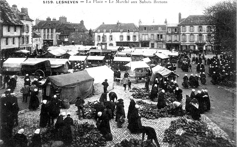 Ville de Lesneven (Bretagne).