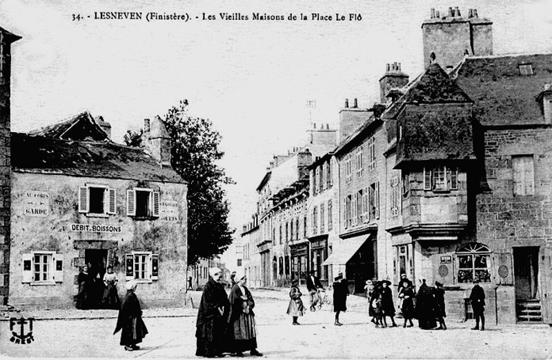 Ville de Lesneven (Bretagne).