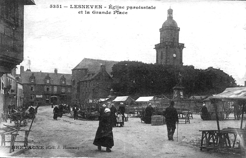 Ville de Lesneven (Bretagne).