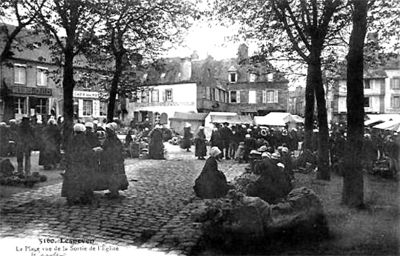 Ville de Lesneven (Bretagne).