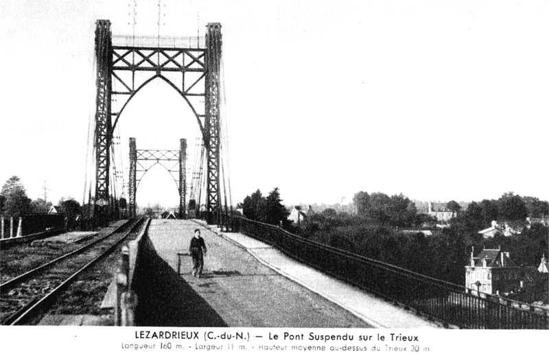 Pont de Lézardrieux au début des années 1930.