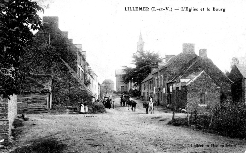 Ville de Lillemer (Bretagne).