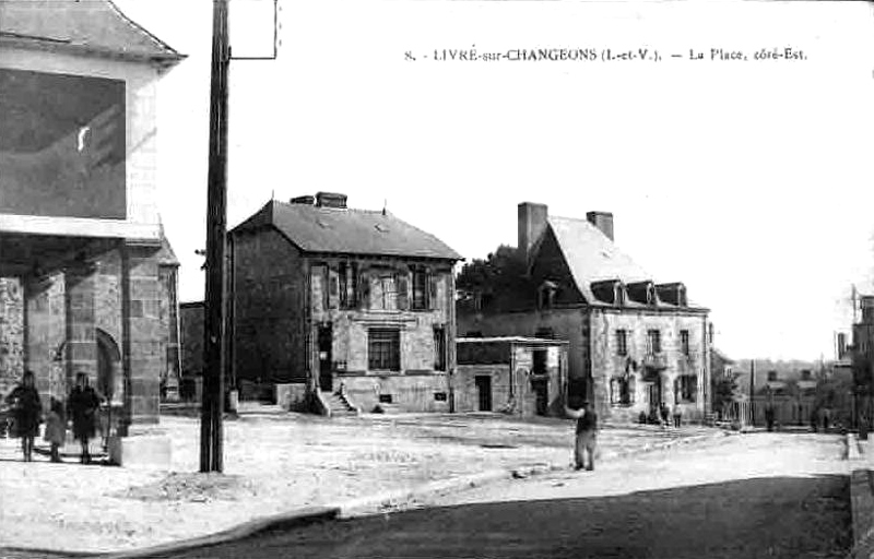 Ville de Livr-sur-Changeon (Bretagne).