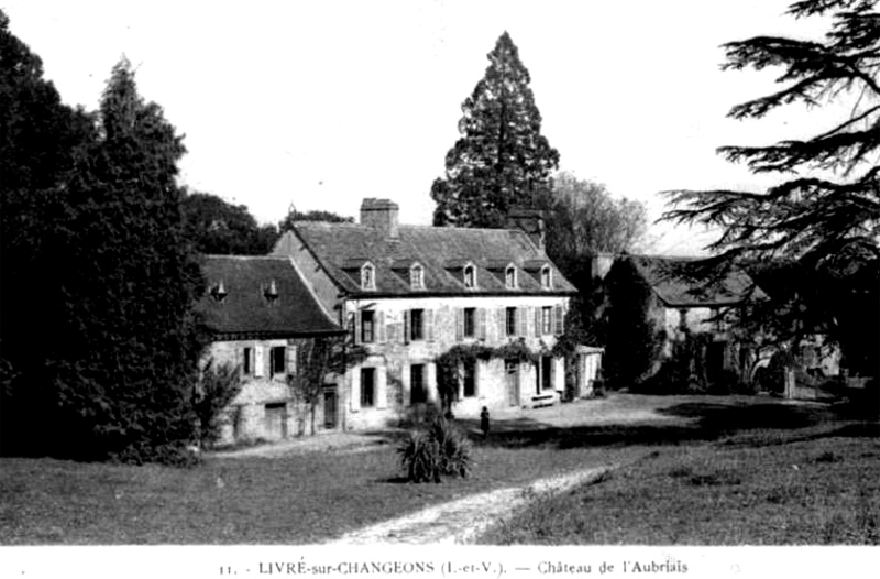Manoir ou Château de Livré-sur-Changeon (Bretagne).