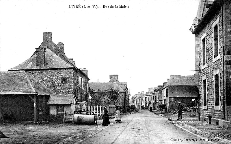 Ville de Livré-sur-Changeon (Bretagne).