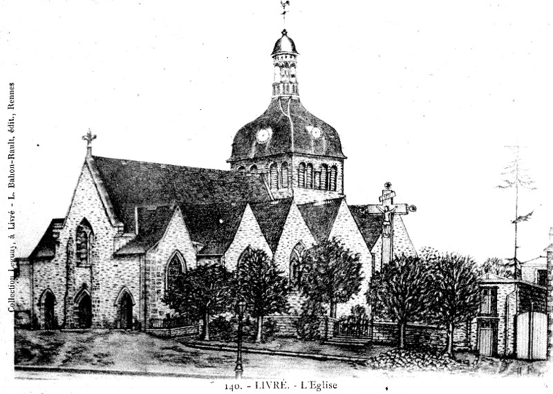 Eglise de Livré-sur-Changeon (Bretagne).