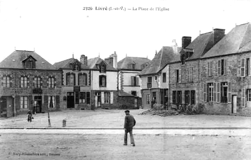 Ville de Livr-sur-Changeon (Bretagne).