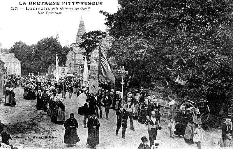 Ville de Locmalo (Bretagne).