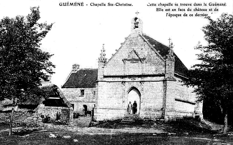 Chapelle Sainte-Christine de Locmalo (Bretagne).