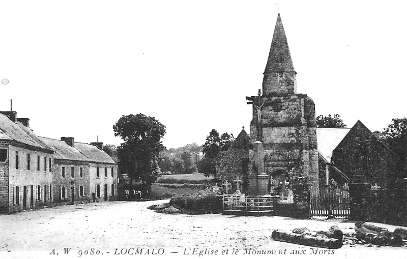 Eglise de Locmalo (Bretagne).