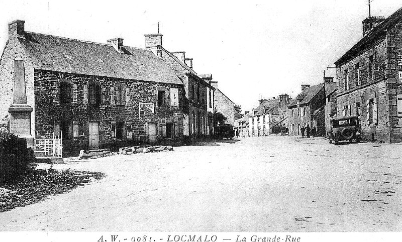 Ville de Locmalo (Bretagne).
