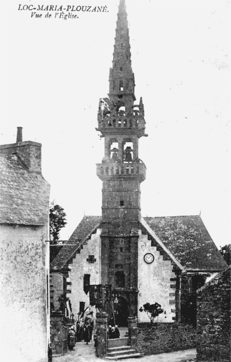 Eglise de Locmaria-Plouzan (Bretagne).