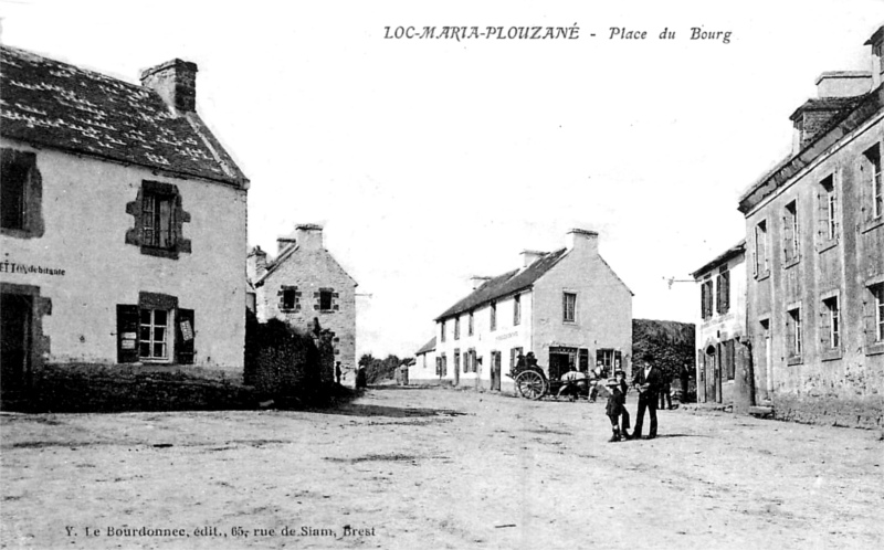 Ville de Locmaria-Plouzan (Bretagne).