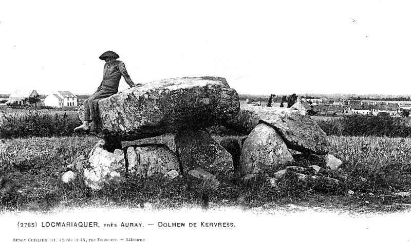 Dolmen de Locmariaquer (Bretagne).