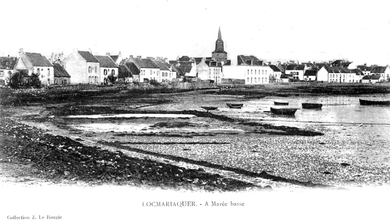 Ville de Locmariaquer (Bretagne).