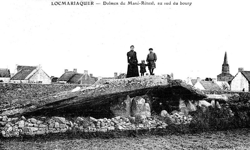 Dolmen de Locmariaquer (Bretagne).