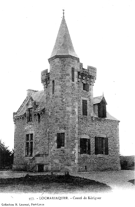 Castel de Kriguer  Locmariaquer (Bretagne).