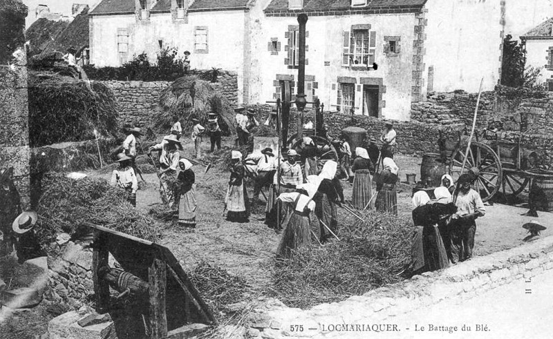 Ville de Locmariaquer (Bretagne).