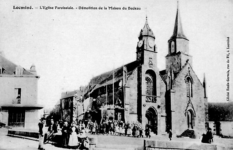 Eglise de Locminé (Bretagne).