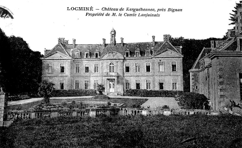 Chteau de Locmin (Bretagne).