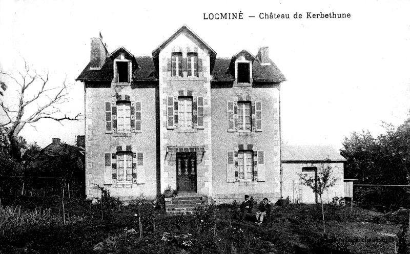 Château de Locminé (Bretagne).