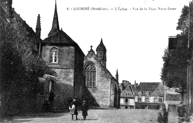 Eglise de Locmin (Bretagne).