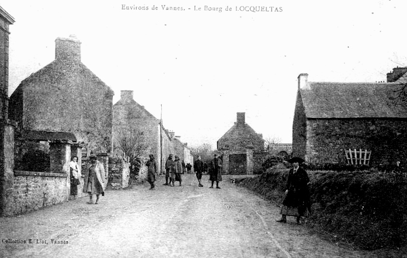 Ville de Locqueltas (Bretagne).